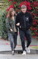 KATE MARA and Jamie Bell Out in Los Angeles 12/07/2019