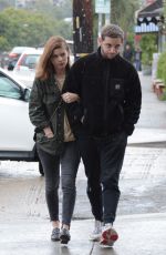 KATE MARA and Jamie Bell Out in Los Angeles 12/07/2019