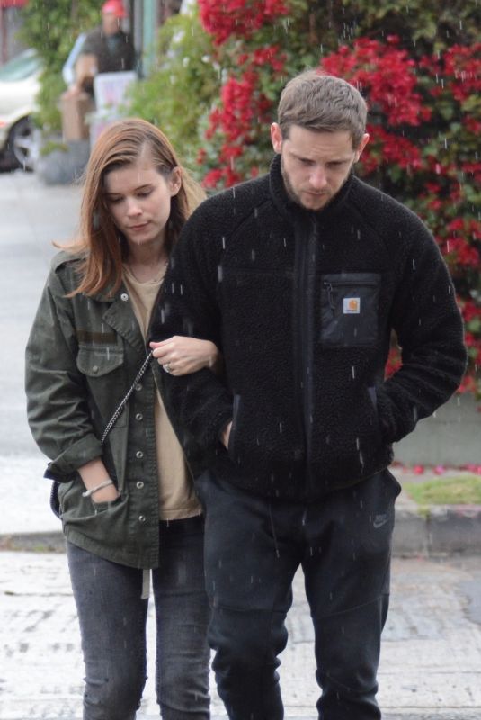 KATE MARA and Jamie Bell Out in Los Angeles 12/07/2019