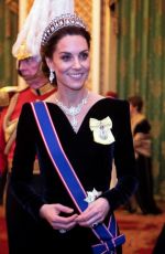 KATE MIDDLETON at Evening Reception for Members of Diplomatic Corps in London 12/11/2019