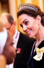 KATE MIDDLETON at Evening Reception for Members of Diplomatic Corps in London 12/11/2019