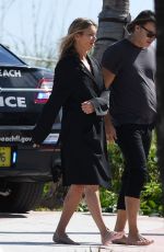 KATE MOSS on the Set of a Photoshoot on the Beach in Miami 12/04/2019