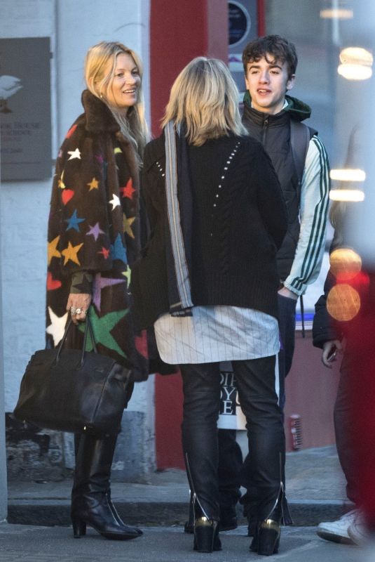 KATE MOSS Out and About in London 12/14/2019