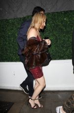 KATIE CHERRY Leaves Bootsy Bellows in West Hollywood 12/07/2019
