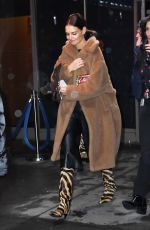 KATIE HOLMES Leaves Z100