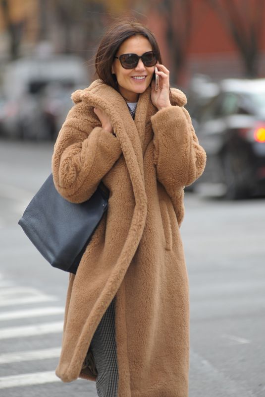 KATIE HOLMES Out and About in New York 12/06/2019