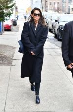 KATIE HOLMES Out and About in New York 12/16/2019