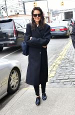 KATIE HOLMES Out and About in New York 12/16/2019