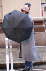 KATIE HOLMES Out in New York 12/13/2019