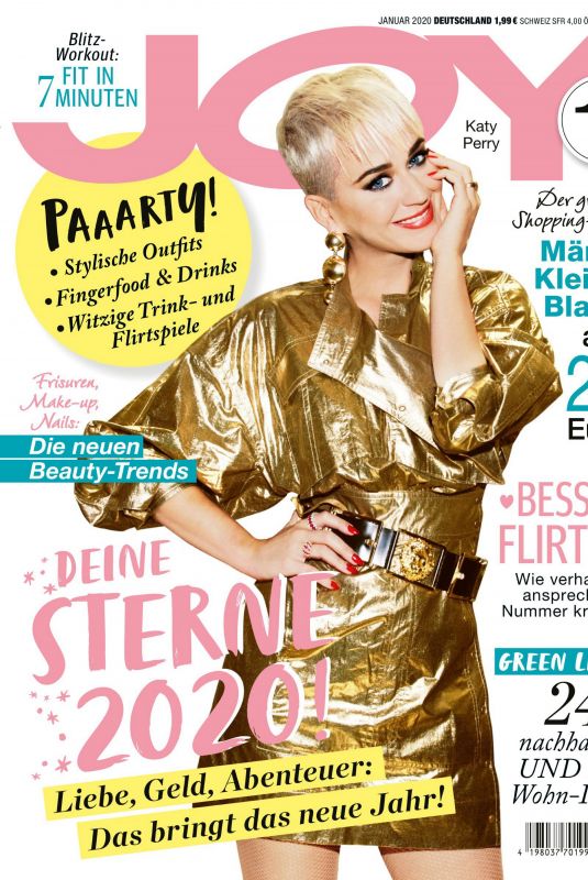 KATY PERRY in Joy Magazine, Germany January 2020