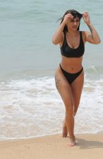 KAYLEIGH MORRIS in Bikini on the Beach in Tenerife 12/30/2019