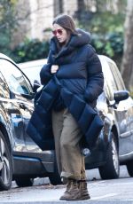 KEIRA KNIGHTLEY Out and About in London 12/04/2019