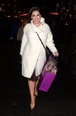 KELLY BROOK Leaves Global Radio in London 12/10/2019