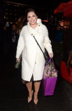 KELLY BROOK Leaves Global Radio in London 12/10/2019