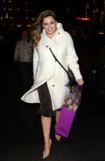 KELLY BROOK Leaves Global Radio in London 12/10/2019