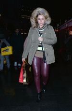 KELLY BROOK Leaves Global Radio Studios in Harrow 12/19/2019
