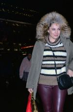 KELLY BROOK Leaves Global Radio Studios in Harrow 12/19/2019