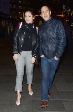 KELLY BROOK Leaves Global Radio Studios in London 12/09/2019