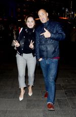 KELLY BROOK Leaves Global Radio Studios in London 12/09/2019