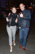 KELLY BROOK Leaves Global Radio Studios in London 12/09/2019