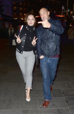 KELLY BROOK Leaves Global Radio Studios in London 12/09/2019