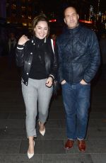 KELLY BROOK Leaves Global Radio Studios in London 12/09/2019