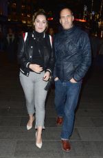 KELLY BROOK Leaves Global Radio Studios in London 12/09/2019