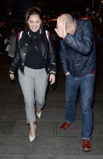 KELLY BROOK Leaves Global Radio Studios in London 12/09/2019