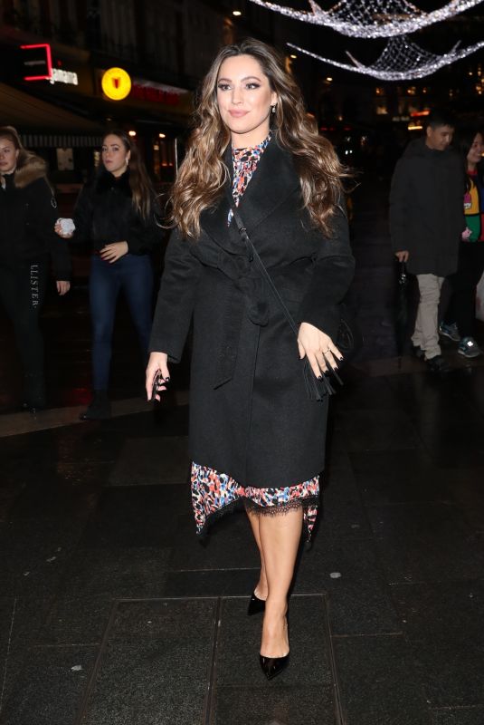 KELLY BROOK Leaves Heart Radio Afternoon Show in London 12/17/2019