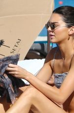 KENDALL JENNER and BELLA HADID in Bikinis at a Beach in Miami 12/04/2019