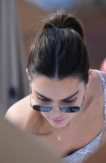 KENDALL JENNER and BELLA HADID in Bikinis at a Beach in Miami 12/04/2019