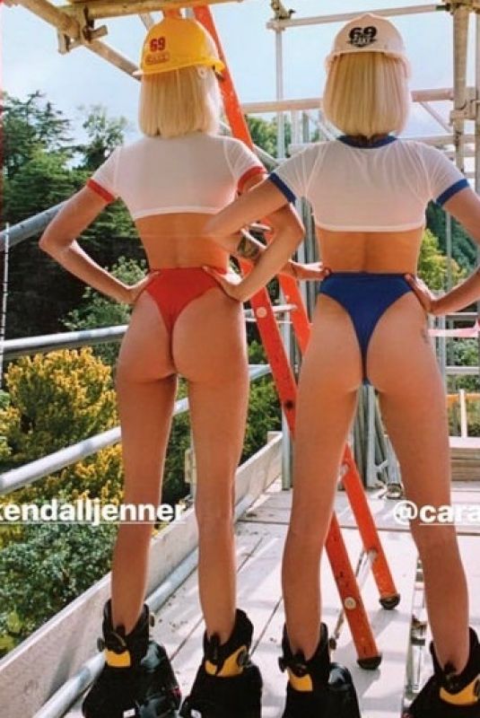 KENDALL JENNER and CARA DELEVINGNE - Instagram Photo 12/16/2019