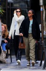 KENDALL JENNER and JUSTINE SKYE Out for Lunch in West Hollywood 12/02/2019