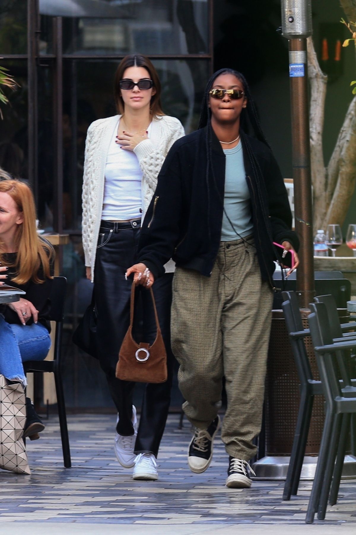 KENDALL JENNER and JUSTINE SKYE Out for Lunch in West Hollywood 12/02 ...