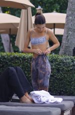 KENDALL JENNER in Bikini at Pool in Miami 12/04/2019