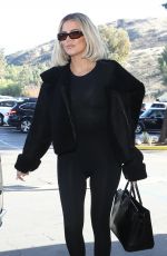 KHLOE KARDASHIAN Out for Lunch at La Plata in Agoura Hills 12/10/2019