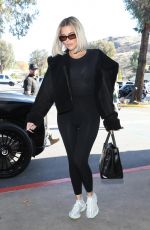 KHLOE KARDASHIAN Out for Lunch at La Plata in Agoura Hills 12/10/2019