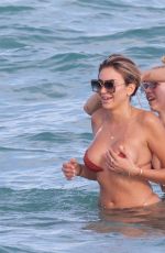 KHLOE TERAE in Bikini on the Beach in Miami 12/11/2019