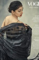 KIARA ADVANI in Vogue Magazine, India December 2019