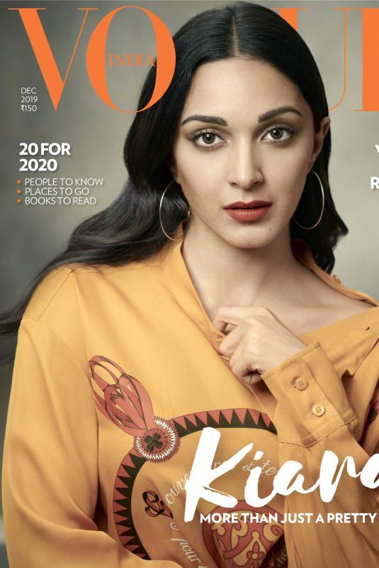 KIARA ADVANI in Vogue Magazine, India December 2019