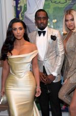 KIM and KHLOE KARDASHIAN and KYLIE JENNER at Sean Combs