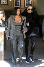 KIM and KHLOE KARDASHIAN Out for Lunch at Grandville Restaurant in Studio City 12/02/2019