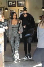 KIM and KHLOE KARDASHIAN Out for Lunch at Grandville Restaurant in Studio City 12/02/2019