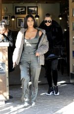 KIM and KHLOE KARDASHIAN Out for Lunch at Grandville Restaurant in Studio City 12/02/2019
