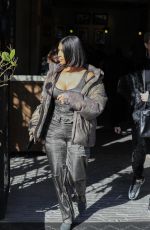 KIM and KHLOE KARDASHIAN Out for Lunch at Grandville Restaurant in Studio City 12/02/2019