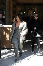 KIM and KHLOE KARDASHIAN Out for Lunch at Grandville Restaurant in Studio City 12/02/2019