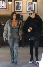 KIM and KHLOE KARDASHIAN Out for Lunch at Grandville Restaurant in Studio City 12/02/2019