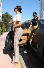 KIM and KOURTNEY KARDASHIAN Out Shopping in Miami 12/03/2019