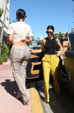 KIM and KOURTNEY KARDASHIAN Out Shopping in Miami 12/03/2019