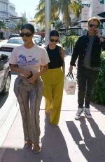 KIM and KOURTNEY KARDASHIAN Out Shopping in Miami 12/03/2019